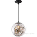 Art Glass Chandelier Modern Glass Ball Pendant Lamp